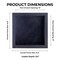 Black Wood Grain Shadow Box Frame with Acrylic Front - Black Suede Backing, 30 Sizes